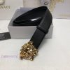 Comes with a full box Versace 3.8cm, VERSACE, Double sided imported cowhide with lychee patt 36nb99hi