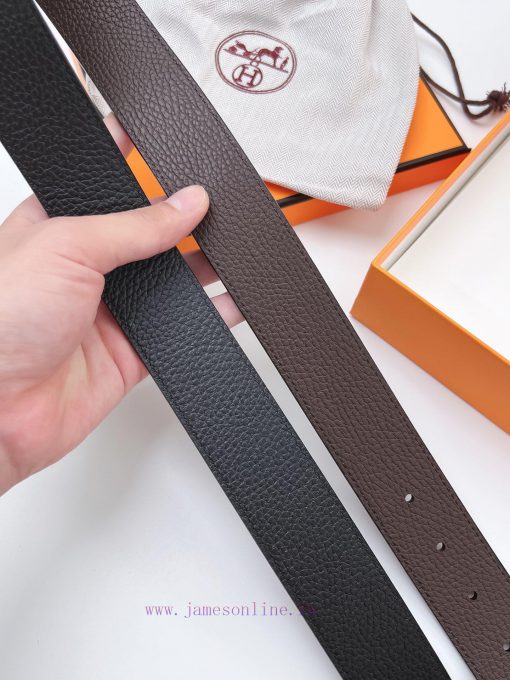 Hermes inch 5 2Material: Customer supplied natural drop grain lychee patterned tire leather, ndc9p2wk - Image 6