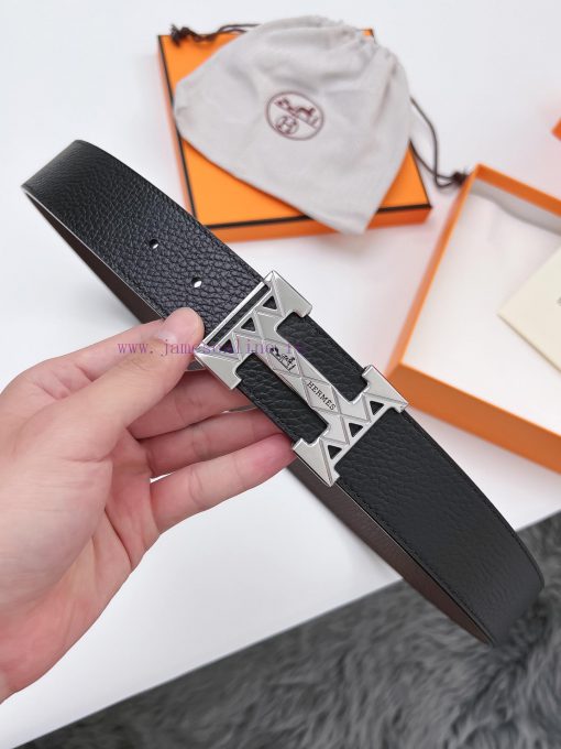Hermes inch 5 2Material: Customer supplied natural drop grain lychee patterned tire leather, 27ybca9i - Image 8