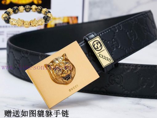 Belt Gucci Gucci️The waist belt is made of 100% cowhide, ensuring that the genuine leather i 65uu3vu9 - Image 7