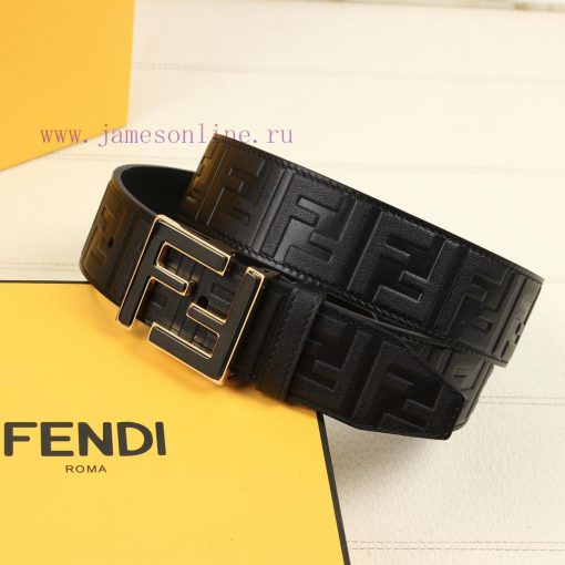 ️FENDI's 40MM wide logo design with a wide belt, original double-sided FF buckle, imported o 5zs66lqz - Image 4