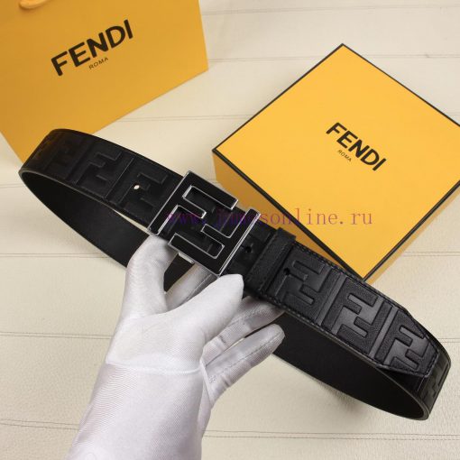 ️FENDI's 40MM wide logo design with a wide belt, original double-sided FF buckle, imported o yqc9yqcr - Image 8