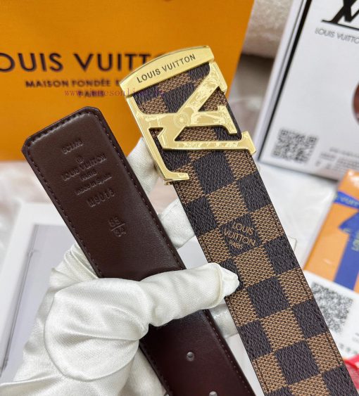 Belt LV Louis Vuitton Top Remakes-The waistband is made of 100% imported top layer cowhide, j1rswx15 - Image 9