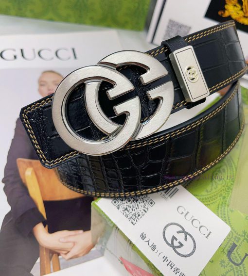 Belt Gucci Gucci's top tier replicaGucci belt 100% top layer cowhide, ensuring genuine leath 2lw1j22u - Image 4