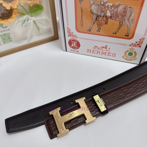 Hermes Hermès  Material: Leather Belt with 100% Head Layer. The leather belt is guaranteed t bfiuz78j - Image 9