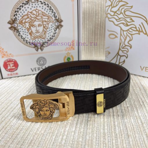 Versace automatic beltMaterial: Leather Belt with 100% Head Layer. The leather belt is guara sck9l69m - Image 2