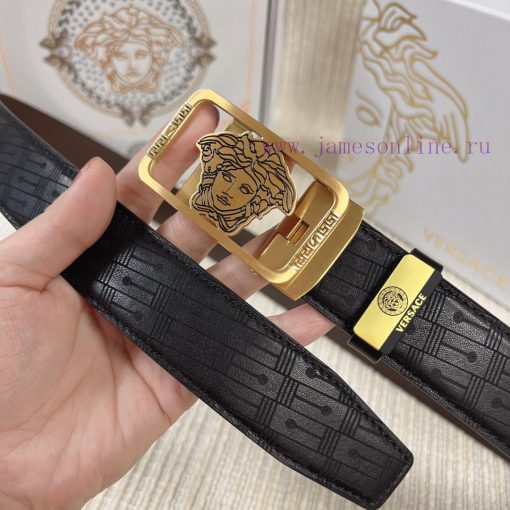 Versace automatic beltMaterial: Leather Belt with 100% Head Layer. The leather belt is guara sck9l69m - Image 7