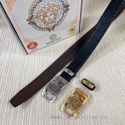 Versace automatic beltMaterial: Leather Belt with 100% Head Layer. The leather belt is guara sck9l69m - Image 10