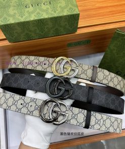Reproduction, GUCCI.Gucci, Size 4.0cm, with waterproof fabric color printed brown big G logo ct61aiha