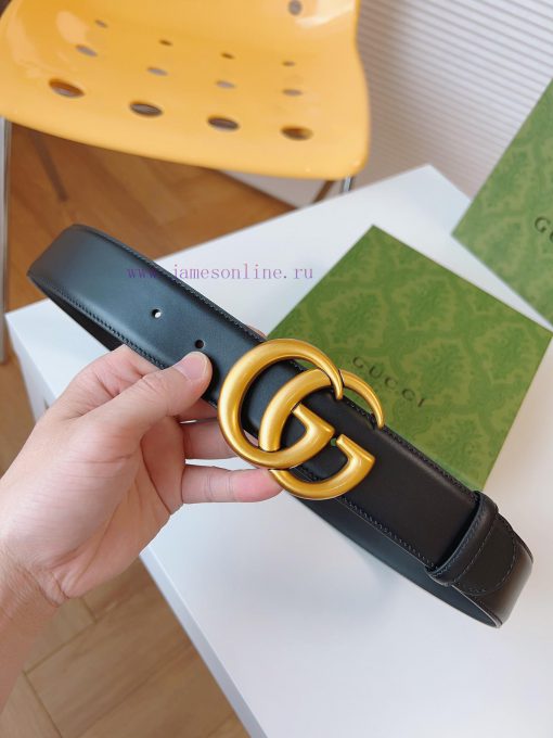 GUCCI's new round interlocking double G buckle continues to showcase classic details in acce 55dshkht - Image 4