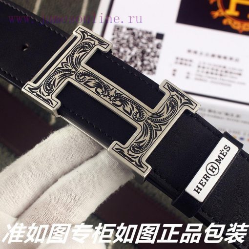 Hermes Her..mes️Identify and receive a punch as a giftMaterial: 100% head layer cowhide belt offan5xr - Image 6