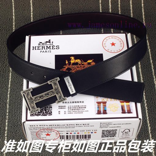 Hermes Her..mes️Identify and receive a punch as a giftMaterial: 100% head layer cowhide belt offan5xr - Image 7
