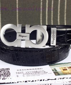 Ferragami crocodile patternComes with a punch as a giftThe material is made of 100% top laye ta1yrwo5