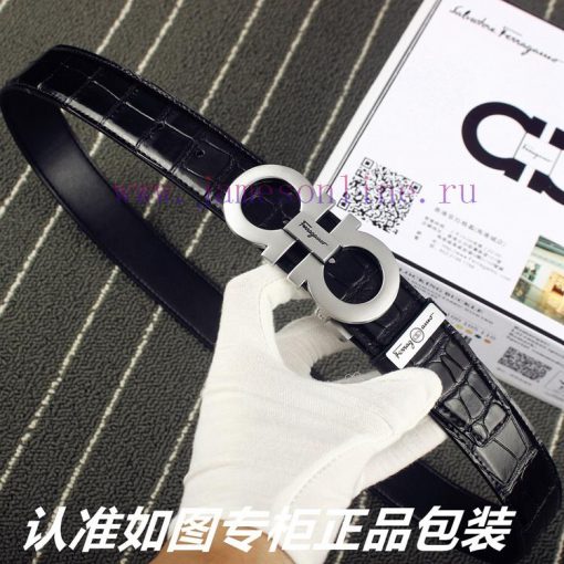 Ferragami crocodile patternComes with a punch as a giftThe material is made of 100% top laye ta1yrwo5 - Image 4