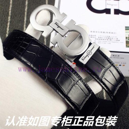 Ferragami crocodile patternComes with a punch as a giftThe material is made of 100% top laye ta1yrwo5 - Image 5