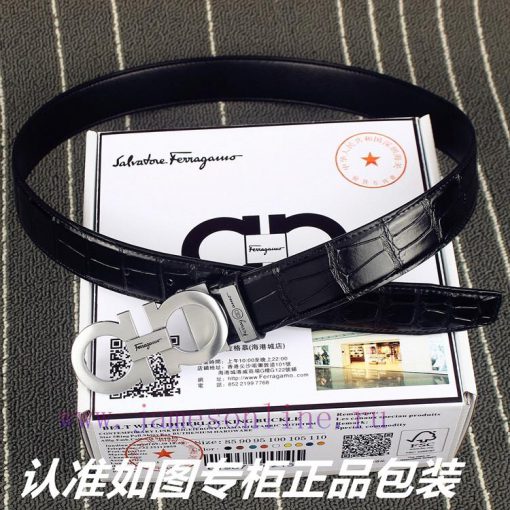 Ferragami crocodile patternComes with a punch as a giftThe material is made of 100% top laye ta1yrwo5 - Image 7