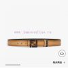 FENDI FendiFull set of the same width 4.0CM double ring front and back waist belt FF nail bu jo6i3tlu