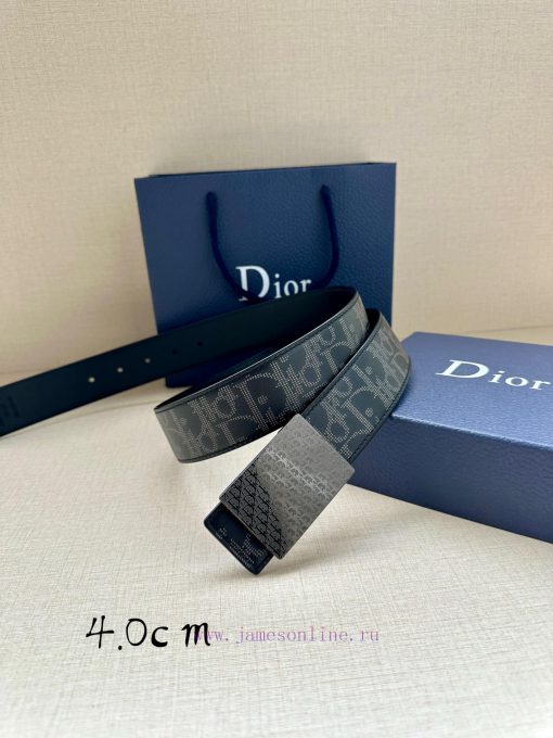 This 40mm double-sided belt with a width of 4.0cm combines elegant temperament with modern s 7u1d4b82 - Image 3
