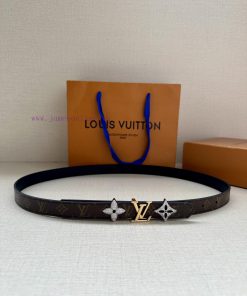 The 2.0-wide LV Trio double-sided belt is made of delicate cowhide leather and Monogram canv c0ejhzhd