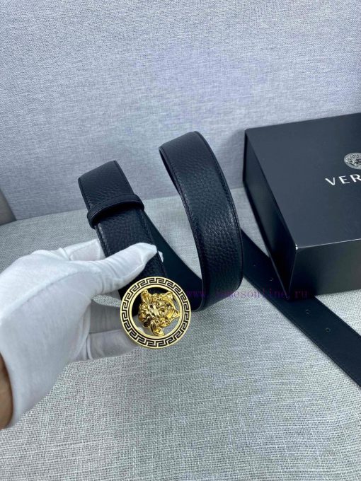 The 3D hollowed out Medusa on the buckle of the Versace head logo waistband with a width of px2wdzg2 - Image 10