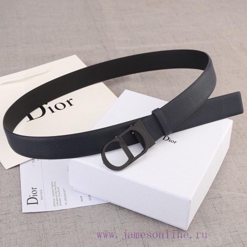 3.5cm width Dior drop pattern wireless strap/Made of imported double-sided cowhide, with del lu575gzj - Image 5
