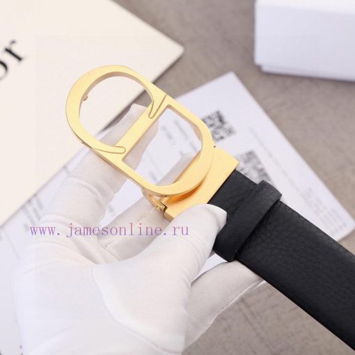 3.5cm width Dior drop pattern wireless strap/Made of imported double-sided cowhide, with del lu575gzj - Image 9