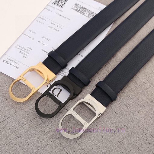 3.5cm width Dior drop pattern wireless strap/Made of imported double-sided cowhide, with del lu575gzj - Image 10