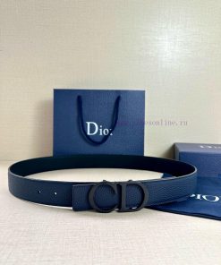 Dior's double-sided belt combines elegant temperament with modern style. Both sides are care 73k8hhdx