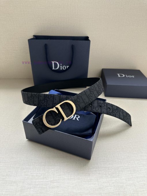 This 35mm double-sided belt with a width of 3.5cm combines elegant temperament with modern s dlsf9zm3 - Image 4
