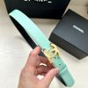 Width 3.0cm CHANEL Rotating Double C Calfskin and Silver Gun Gold Metal Belt Multi Color Wom u6mph47i