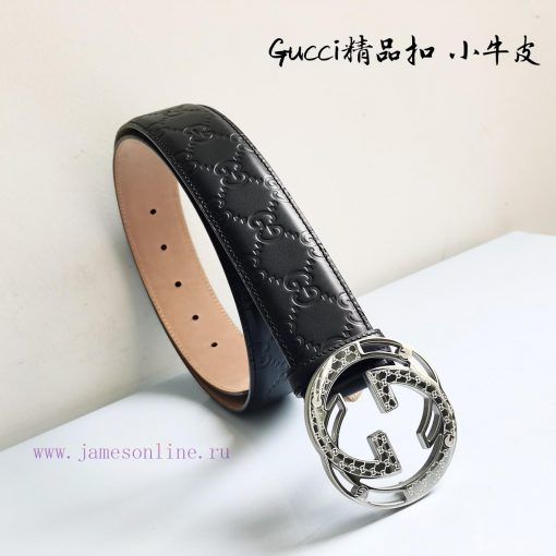New Gucci letter printed embossed pure steel size 3.8CM yoz3feit - Image 4
