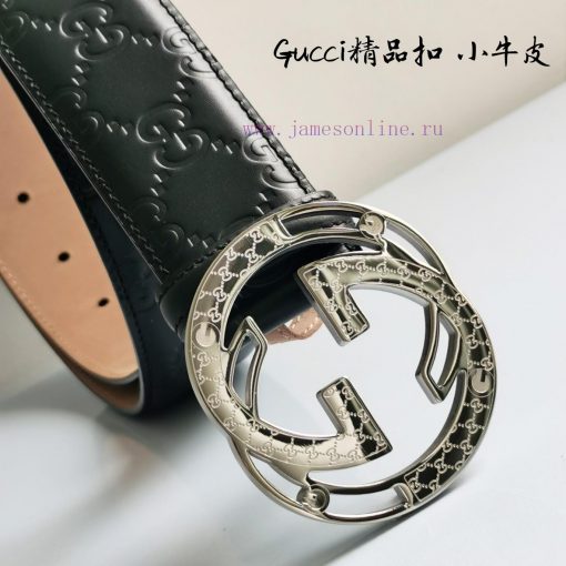 New Gucci letter printed embossed pure steel size 3.8CM yoz3feit - Image 7