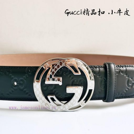 New Gucci letter printed embossed pure steel size 3.8CM yoz3feit - Image 8
