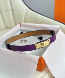 Hermes Women's BeltFull set of 1.8mm women's Kelly original imported leather K gold/platinum rcsdkfmr