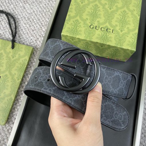 GUCCI. GucciThe latest sublimation width of the full counter is 38mm. Imported calf leather 0z4mniun - Image 5