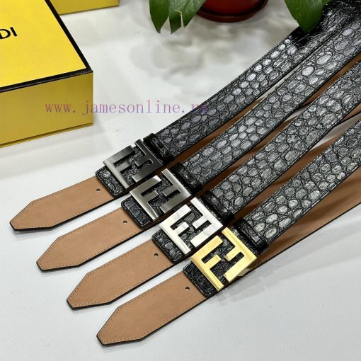 FENDL 40MM wide double-sided original calf leather with a single ruthenium palladium plated 5j4bn73g - Image 10