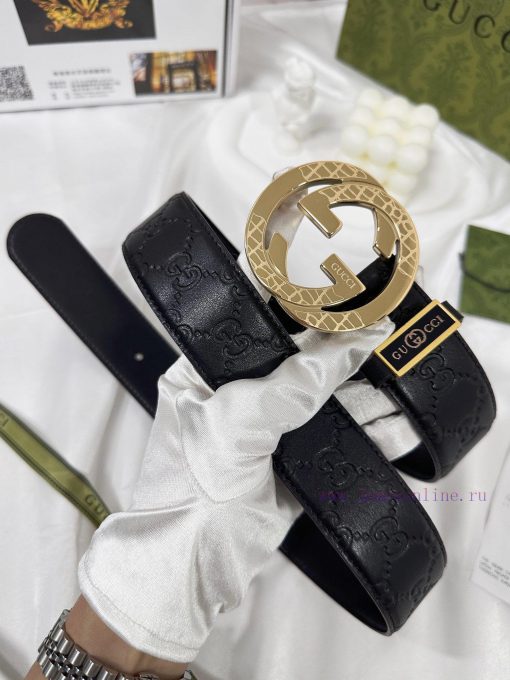 Belt Gucci Gucci️The waistband is made of 100% cowhide, ensuring genuine leather. The 24k ca s2wuyjka - Image 7