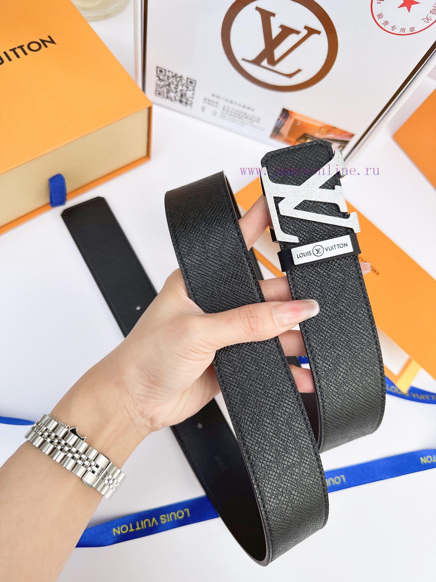Belt LV Louis ️The waist belt is made of 100% cowhide, ensuring that the genuine leather is qfxirsaf - Image 3