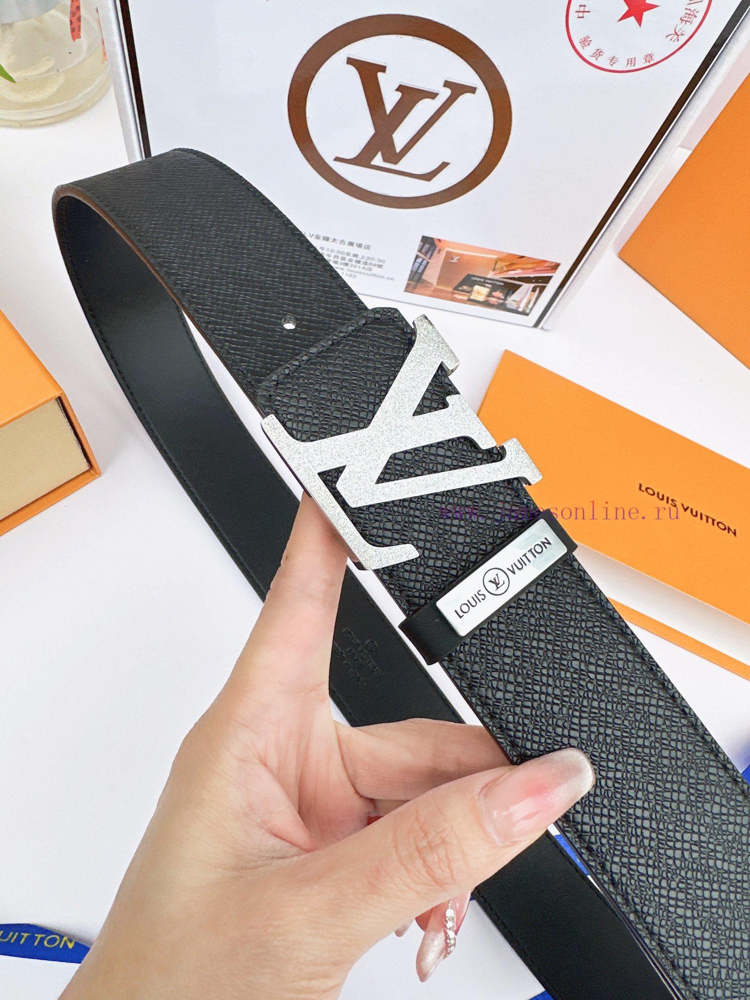 Belt LV Louis ️The waist belt is made of 100% cowhide, ensuring that the genuine leather is qfxirsaf - Image 8