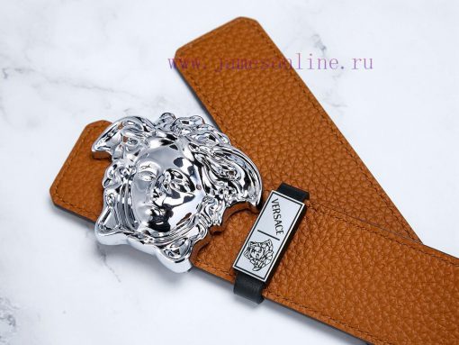 Belt Versace Ver…️Belt made of 100% head layer cowhide, double-sided lychee pattern, ensurin 1q8rj23q - Image 7