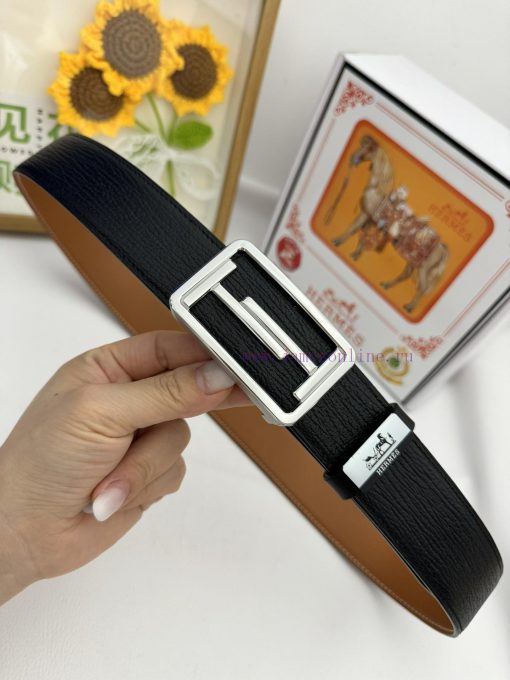 Hermes Hermès  Material: Leather Belt with 100% Head Layer. The leather belt is guaranteed t t4zd6swy - Image 5