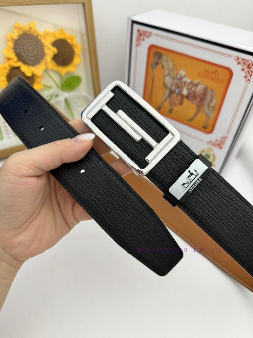 Hermes Hermès  Material: Leather Belt with 100% Head Layer. The leather belt is guaranteed t 23vkq32a - Image 4