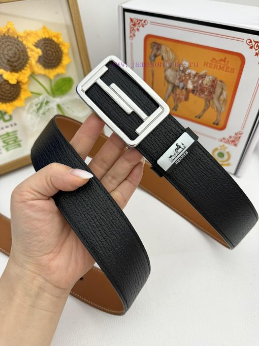 Hermes Hermès  Material: Leather Belt with 100% Head Layer. The leather belt is guaranteed t 23vkq32a - Image 5