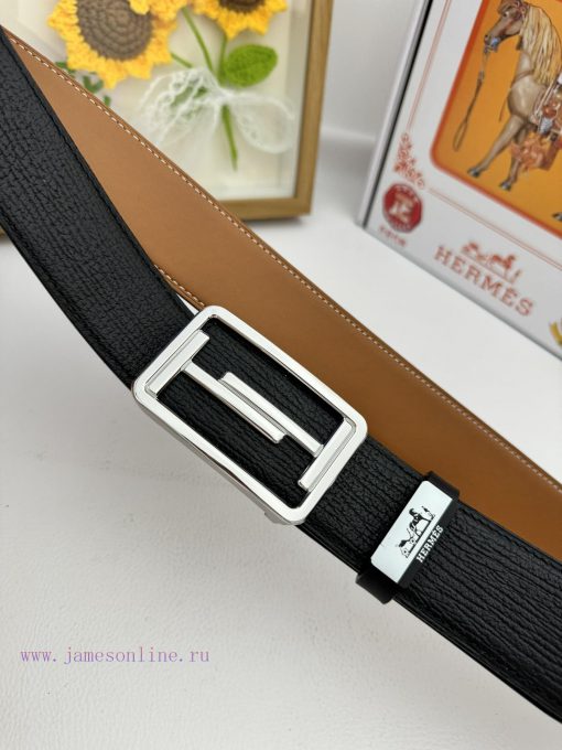 Hermes Hermès  Material: Leather Belt with 100% Head Layer. The leather belt is guaranteed t 23vkq32a - Image 7
