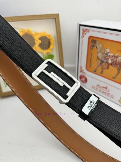 Hermes Hermès  Material: Leather Belt with 100% Head Layer. The leather belt is guaranteed t 23vkq32a - Image 8