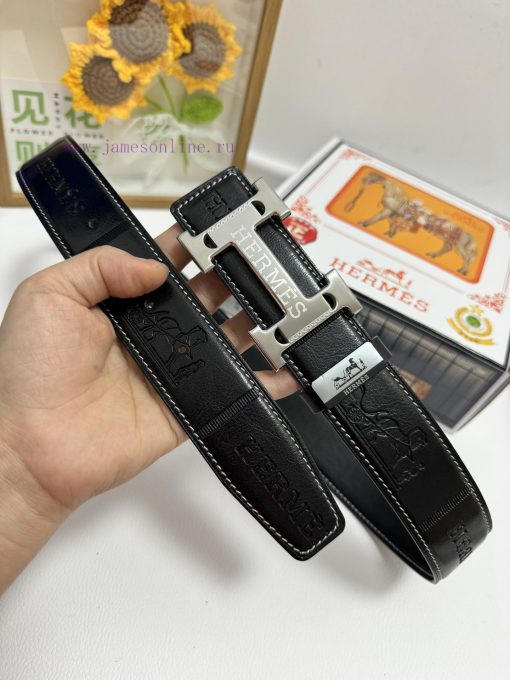 Hermes Hermès  Material: Leather Belt with 100% Head Layer. The leather belt is guaranteed t 7lyp1wsz - Image 3