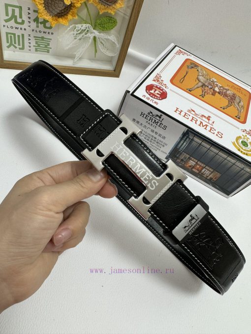 Hermes Hermès  Material: Leather Belt with 100% Head Layer. The leather belt is guaranteed t 7lyp1wsz - Image 6