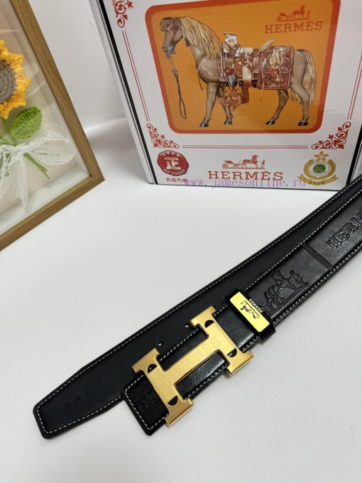 Hermes Hermès  Material: Leather Belt with 100% Head Layer. The leather belt is guaranteed t 74q8j67f - Image 9