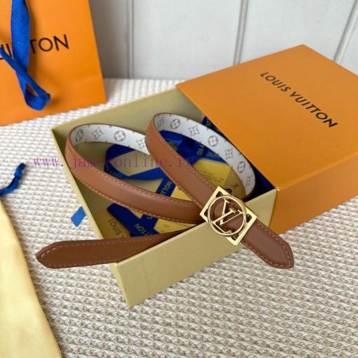 Width 20mm 𝕃𝕠𝕦𝕚𝕤𝕧𝕦𝕚𝕥𝕥𝕠𝕟 Lvjia's new SS limited edition women's belt with a new design buckle mo5j333k - Image 4