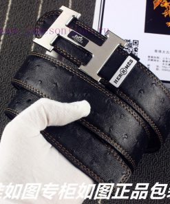 Hermes Her.. Mes ️ Ostrich patternIdentify and receive a punch as a giftMaterial: 100% head h9selbh2